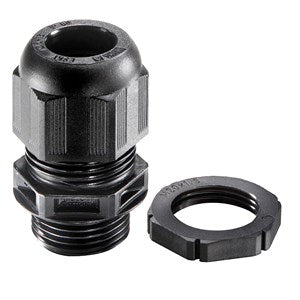 Wiska 99705 SPRINT GLP25 M25 Black Polyamide Cable Glands Pack of 10 | Model 99705 — Trade Pack of 10