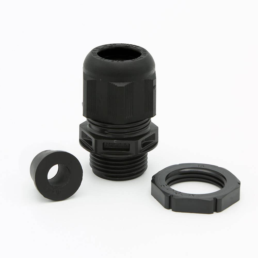 Wiska 10100636 SPRINT GLP20+RDE M20 Black Cable Glands Pack of 10 | Model 10100636 — Trade Pack of 10