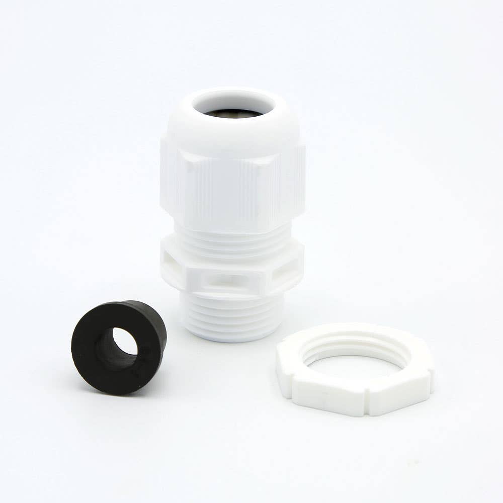 Wiska 10100637 SPRINT GLP20+RDE M20 White Cable Glands Pack of 10 | Model 10100637
