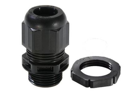 Wiska 10111149 SPRINT GLP25+ M25 Black Polyamide Cable Glands Pack of 10 | Model 10111149