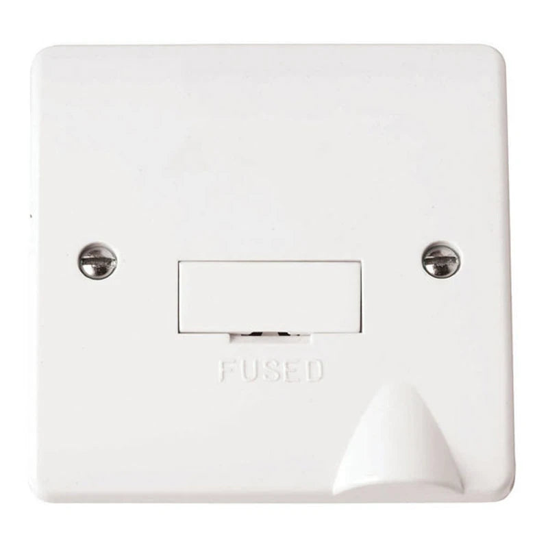 Click Mode 13A Fused Connection Unit (FCU) — Polar White