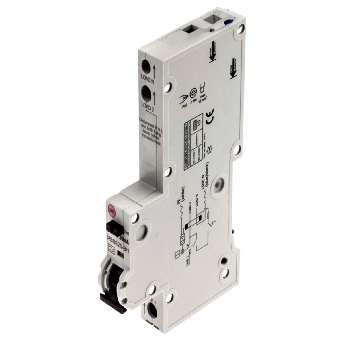Wylex RCBO 20A 30mA Type A SP B