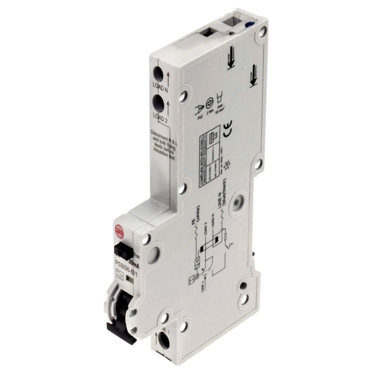 Wylex RCBO 6A 30mA Type A SP B