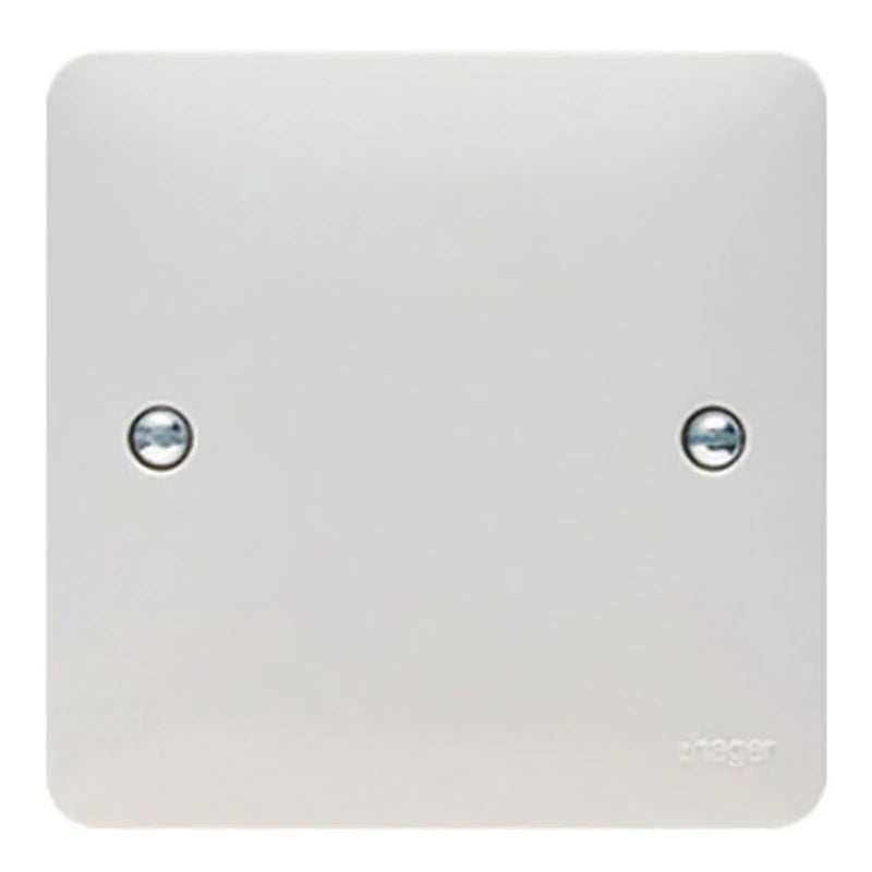 Hager Sollysta WMP1 1-Gang Blanking Plate — White