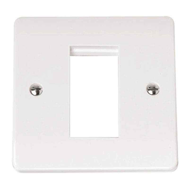Click Mode New Media Unfurnished Plates — Polar White