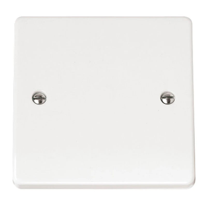 Click Mode Blank Plate — Polar White