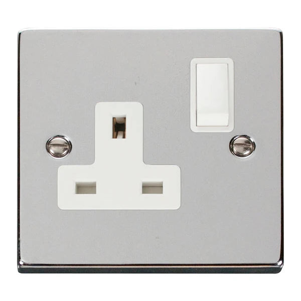 Click Deco 13A 1 Gang DP Switched Socket — Decorative Finishes