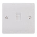 Click Mode Data, TV & Telephone Outlets — Polar White