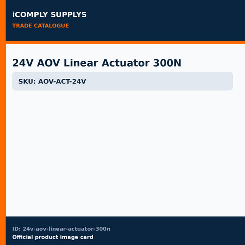 24V AOV Linear Actuator 300N