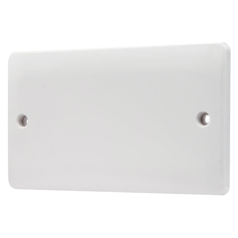 Vimark Pro Blanking Plates — White — 2 Gang
