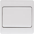 Click Mode 10AX Wide Rocker Switch — Polar White
