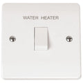 Click Mode 20A DP Water Heater Switch — Polar White