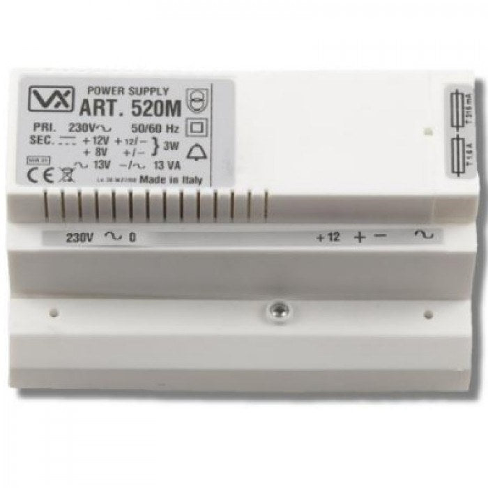 Videx 520M Audio Power Supply (12Vdc / 8Vdc / 13Vac) | Model 520M | Product photo