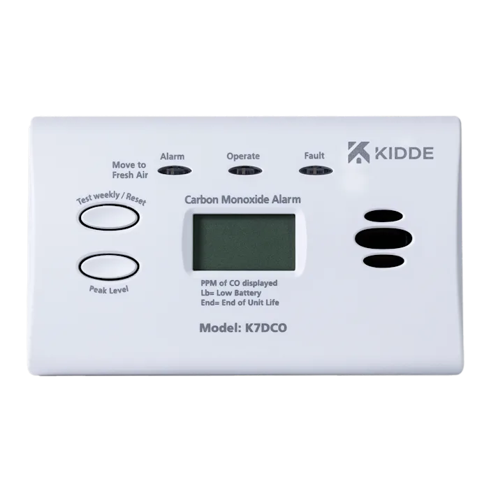 Kidde K7DCO Carbon Monoxide Alarm (digital display)