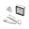 Videx 8K-1S/CL 8000 Series 1-Way Surface Audio Kit with Keypad | Model 8K-1S/CL | Product photo