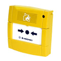 Hochiki HCP-E/Y(SCI) ESP Addressable Yellow Manual Call Point with Isolator | Model HCP-E/Y(SCI)