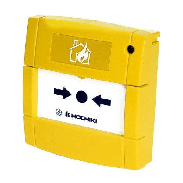 Hochiki HCP-E/Y(SCI) ESP Addressable Yellow Manual Call Point with Isolator | Model HCP-E/Y(SCI)