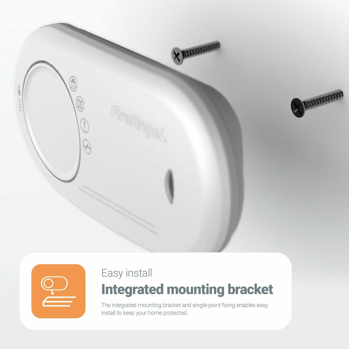 FireAngel FA3820 Carbon Monoxide Alarm (10-year sealed)