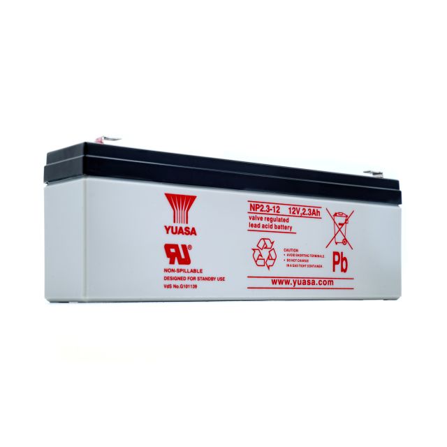 Yuasa NP2.3-12 12V 2.3Ah VRLA Sealed Lead Acid Battery | Model NP2.3-12 — Trade Pack of 20