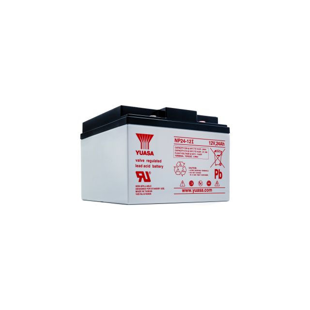 Yuasa NP24-12I 12V 24Ah VRLA Sealed Lead Acid Battery | Model NP24-12I