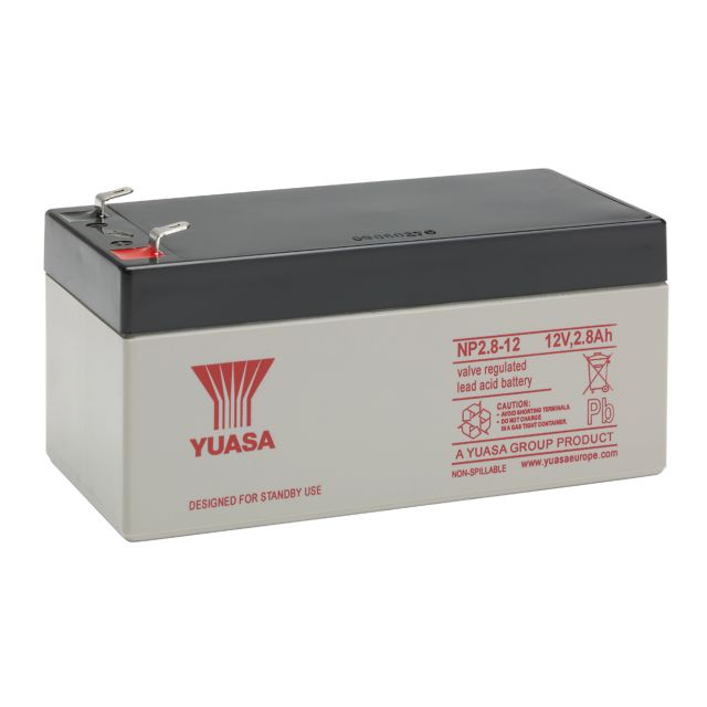 Yuasa NP2.8-12 12V 2.8Ah VRLA Sealed Lead Acid Battery | Model NP2.8-12