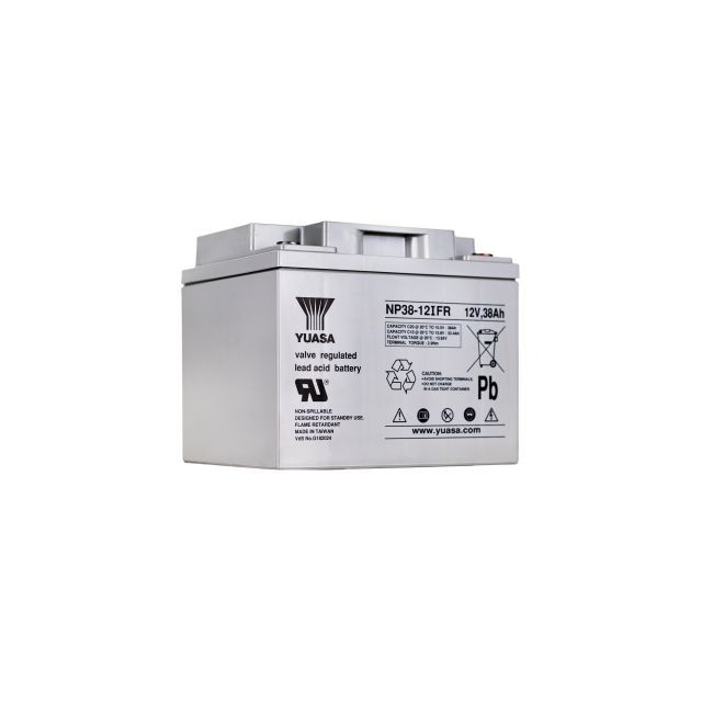 Yuasa NP38-12FR 12V 38Ah Flame-Retardant VRLA Battery | Model NP38-12FR