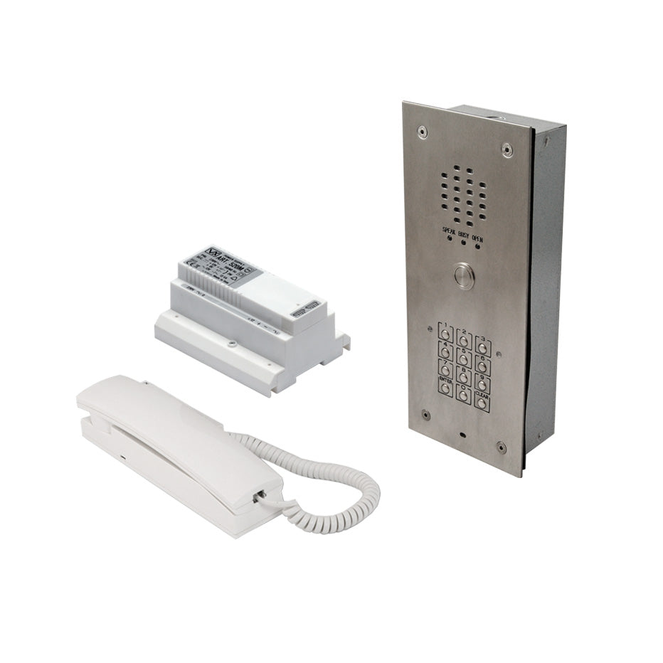 Videx VR120DK-2 Vandal Resistant 2-Way Audio Door Entry Kit | Model VR120DK-2