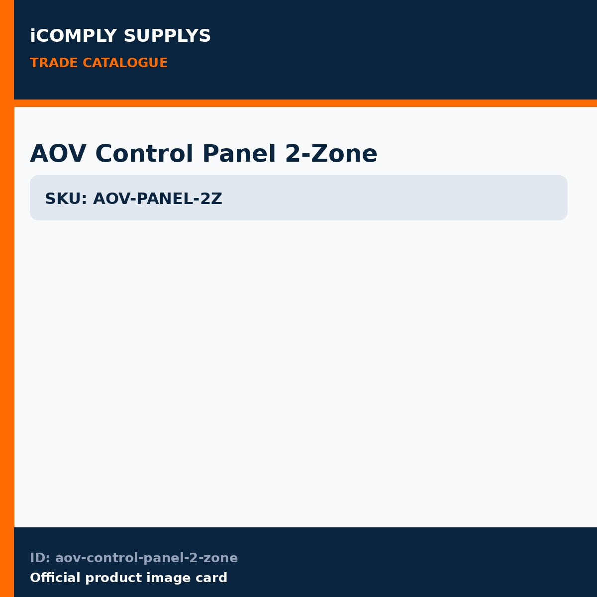 AOV Control Panel 2-Zone