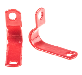 Prysmian AP10 Red Fire Rated P-Type Cable Clips Pack of 100 (10.0–10.9mm) | Model AP010-R | Product photo