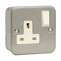 Click Metal Clad 13A DP Switched Socket