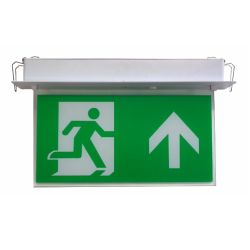 Channel Safety Razor Flush Recessed LED Exit Blade 3hr | Model E/RZ/M3/LED/F/LI — Trade Pack of 5
