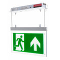 Channel Safety Razor LED Recessed Hanging Exit Blade 3hr | Model E/RZ/M3/LED/R/LI
