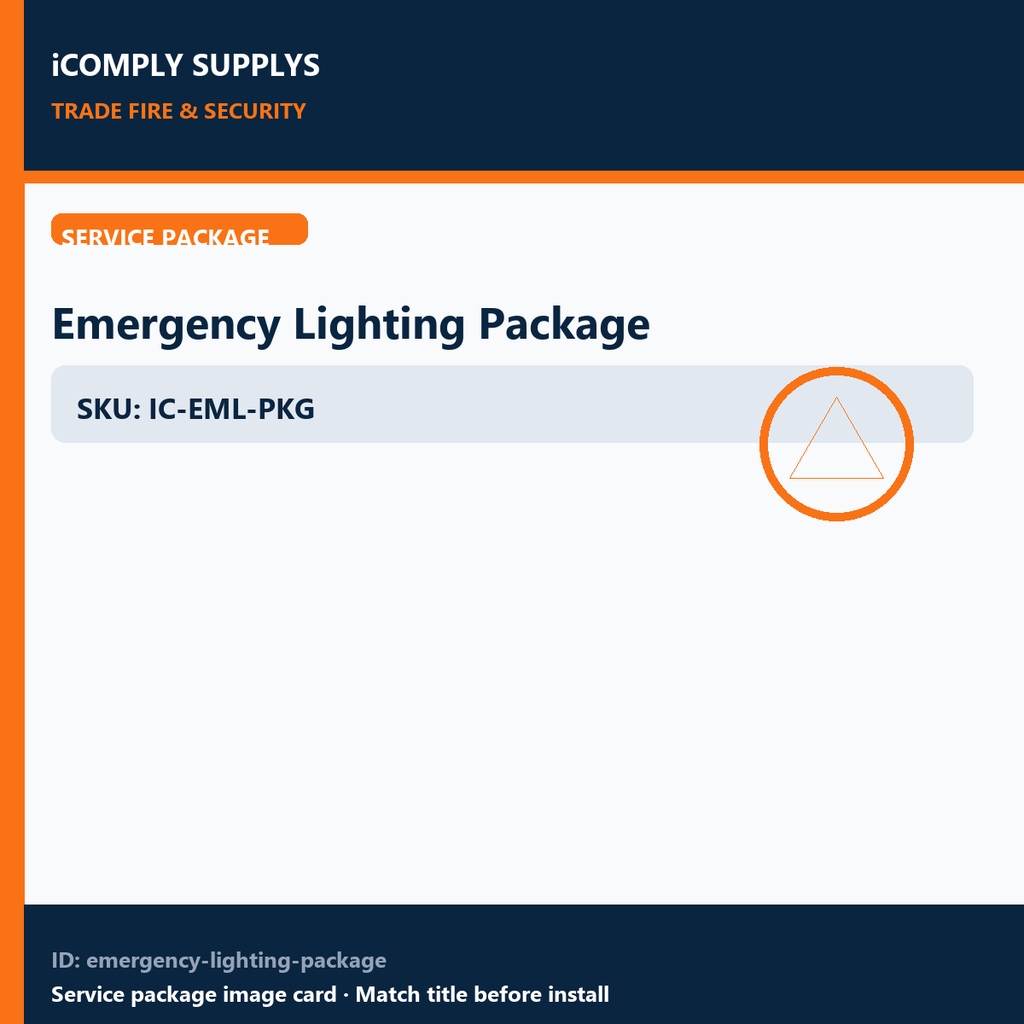 Gym &amp; Leisure Fire Alarm &amp; Emergency Lighting Package