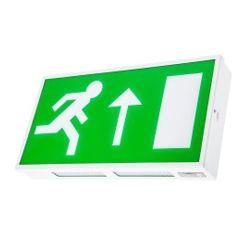 Channel Safety Dale LED Fire Exit Sign Self-Test 3hr | Model E/DA/M3/LED/2/ST
