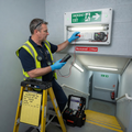 UK emergency lighting service and duration testing