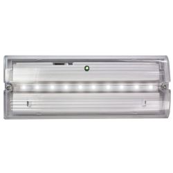 Channel Safety Meteor LED Emergency Bulkhead IP65 3hr | Model E/ME/M3/LED/IP65 — Trade Pack of 10