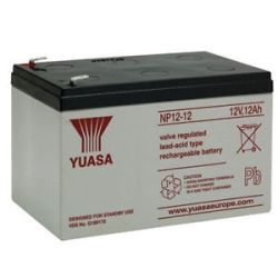 Yuasa NP12-12 12V 12Ah VRLA Sealed Lead Acid Battery | Model NP12-12 — Trade Pack of 5