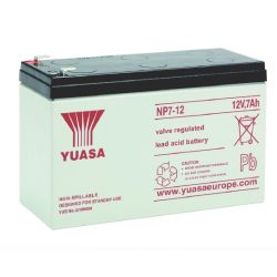 Yuasa NP7-12 12V 7Ah VRLA Sealed Lead Acid Battery | Model NP7-12 — Trade Pack of 10
