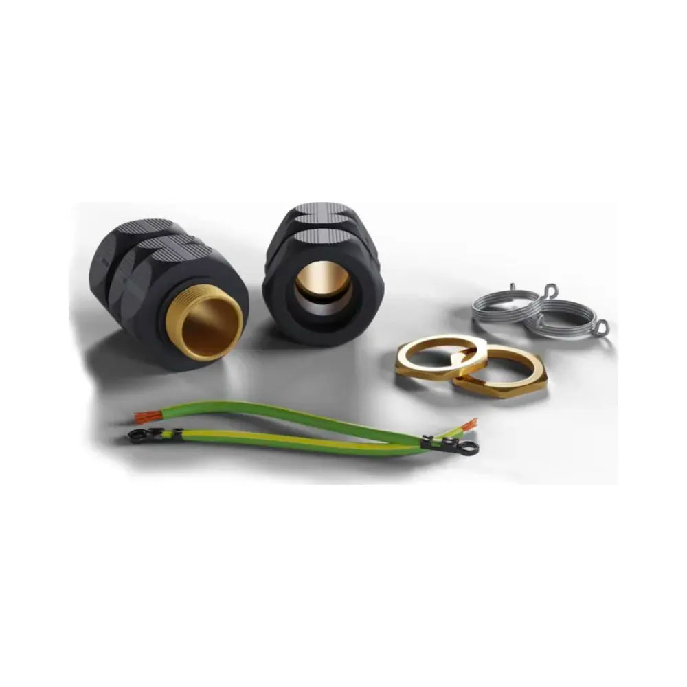 Wiska 10112396 ShieldGLAND Pro M25 IP68 Hybrid Cable Gland Pack of 2 | Model 10112396