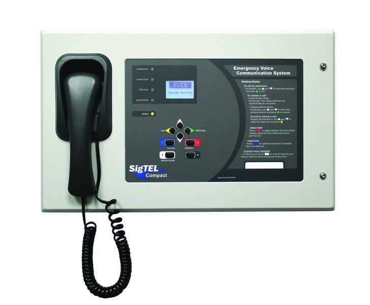 C-TEC SigTEL ECU-4 ECU-8 ECU-16 disabled refuge master controllers