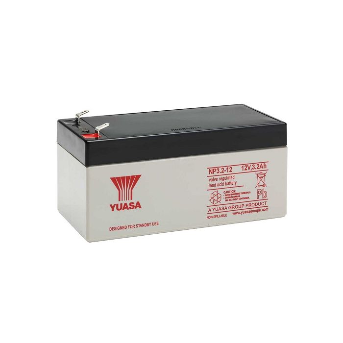 Yuasa NP2.1-12 12V 2.1Ah VRLA Sealed Lead Acid Battery | Model NP2.1-12 | Product photo